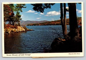 c1980 Scenic Beauty of Lake George In New York 4x6 VINTAGE Postcard 0263