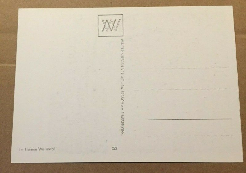 UNUSED POSTCARD - WINTER, PUBL. WALTER NIESSEN, GERMANY