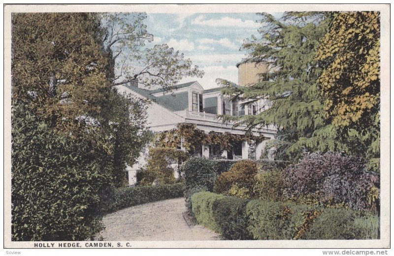 Holly Hedge, Camden, South Carolina, 1922 PU