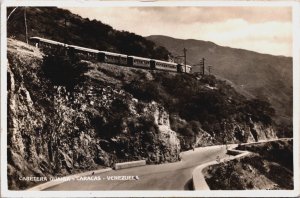 Venezuela Carretera Guaira Caracas Railway Vintage RPPC C073