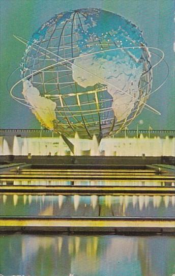 Unispher Night Scene New York Worlds 's Fair 1964 - 1965 New York City New Yo...