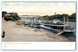 c1905 Cumberland River Nashville Tennessee TN Raphotype Tuck Art Postcard