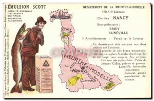 Postcard Old Scott Emulsion Department Meurthe et Moselle Nancy Briey Luneville