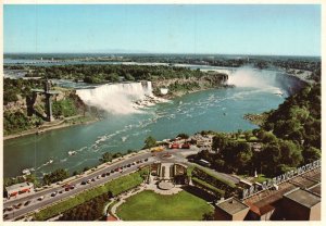 Vintage Postcard Niagara Falls Ontario Canada Honeymoon Capital of World