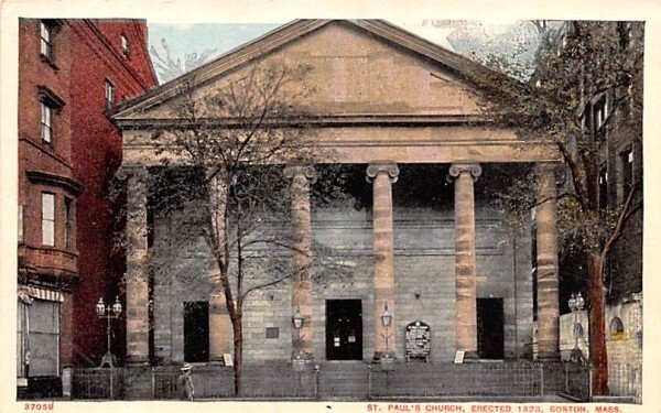 St. Paul's Church in Boston, Massachusetts erected 1820.