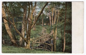 Underwood Springs, Me., Rustic Bridge