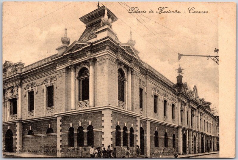 Palacio De Hacienda Curacas Venezuela Antique Building  Postcard