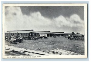 1918 Field Hospital Camp Devens Ayer Massachusetts MA Posted Antique Postcard 