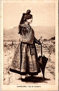 Costumes Spain Candelario Woman In Typical Costume