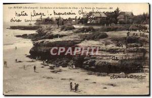 Old Postcard Royan Chay Rocks and the Corniche Pointe du pigeon