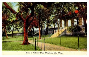 Postcard ROAD SCENE Oklahoma City Oklahoma OK AQ9253