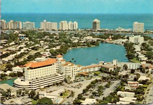 Florida Miami Beach Aerial View Showing Miami Heart Institute