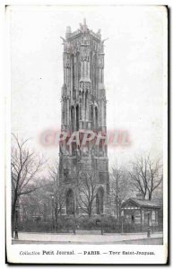 Old Postcard Collection Diary Paris Tour Saint Jacques