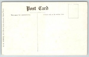 View From  Concord Street Bridge  Ashland  Massachusetts   Postcard  c1915