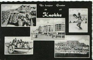 Belgium Postcard - Un Bonjour Groeten de uit Knokke - Ref 7192A