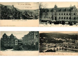 HEIDELBERG Germany 51 Vintage Postcards Mostly pre-1920 (L6575)