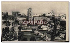 Old Postcard Rabat Jardin des Oudaias Overview Morocco