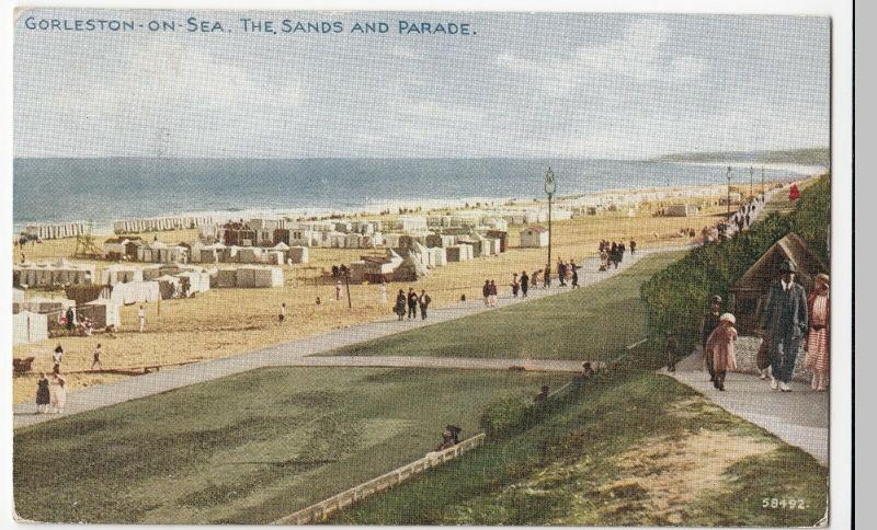 Norfolk; Gorleston On Sea, The Sands & Parade PPC By Photochrom, 1926 PMK 