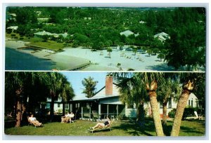 c1960's Sea Grape Apartment Hotel Siesta Key Sarasota Florida FL Beach Postcard