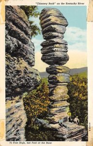 Chimney rock on the Kentucky River 75 feet high, 4 x 6' at the base High Brid...