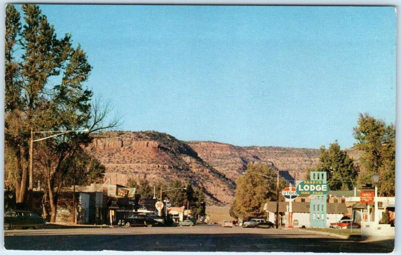 KANAB, Utah UT  Street Scene  LITTLE HOLLYWOOD  c1950s Cars  Postcard