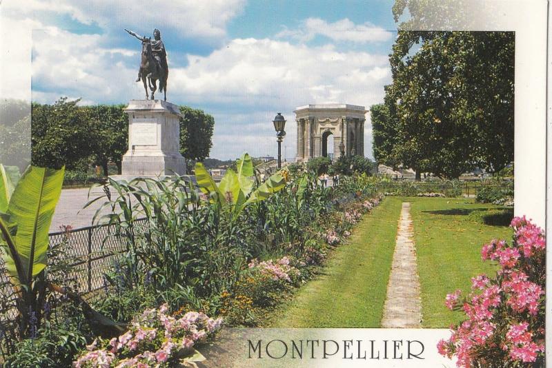 BF20177 montpellier herault promenade du peyrou   france  front/back image