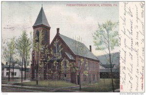 Presbyterian Church, ATHENS, Pennsylvania, PU-1909