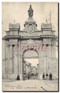 Old Postcard Tarascon La Porte St Jean