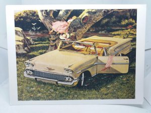 1958 Chevrolet Impala Vintage Postcard Museum of Advertising Lyndale Ave London