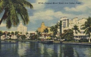 Indian Creek - Miami Beach, Florida FL Postcard