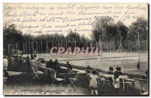 Postcard Old Tennis Contrexeville