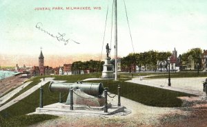 Vintage Postcard View Juneau Park Milwaukee Wisconsin WI