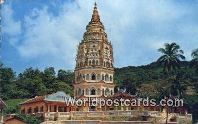 Pagoda Kek Lok See Temple, Ayer Itam Penang Malaysia 1915 