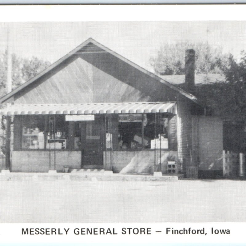 c1950s Finchford, IA James Messerly General Store Thunderwoman Park PC Vtg A133