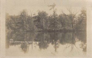 c.'10, Real Photo, RPPC, Wolf's Pond Prince Bay, Staten Island,NY, Old Postcard