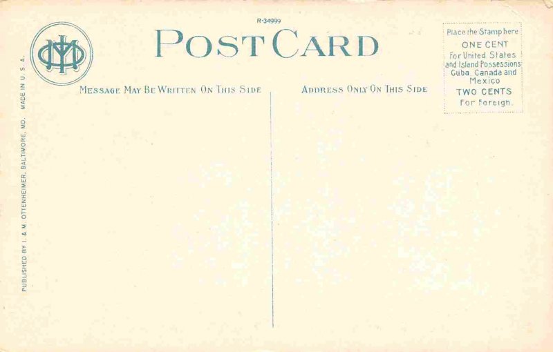 Lutheran Deaconess Motherhood Baltimore Maryland 1920s postcard