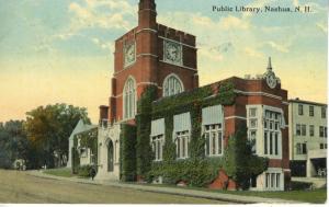 Public School ~ Nashua New Hampshire NH ~ Vintage c1915 Postcard