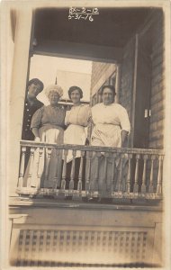 G36/ Toledo Ohio RPPC Postcard 1916 Mary Kenedy Porch Home