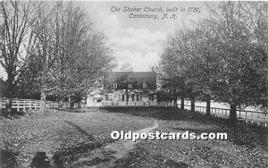 The Shaker Church Built in 1789 Canterbury, New Hampshire, NH, USA Unused 