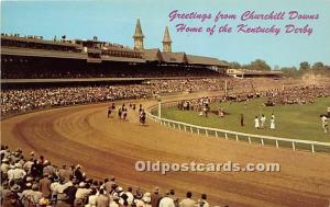 Churchill Downs, Home of the KY Derby Louisville, KY , USA Horse Racing Unused 