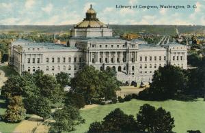 Library of Congress - View from the Capitol, Washington, DC - DB