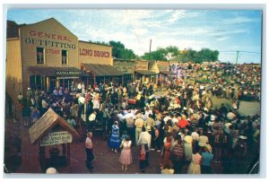 1960 Front Street View Cowboy Capital Of The World Dodge City Kansas KS Postcard