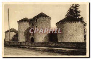 Postcard Old Chateau Bourg Archambault Vienne Le Donjon