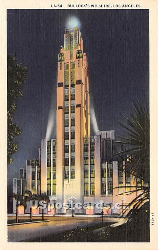 Bullock's Wilshire Los Angeles CA Unused