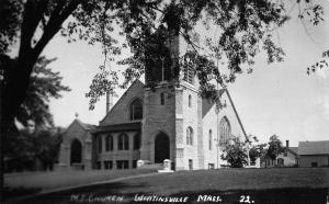 Whitinsville Massachusetts ME Church Real Photo Antique Postcard K64258