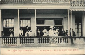 DONCASTER SOUTH YORKSHIRE St Leger Day King HORSE RACING Antique PC