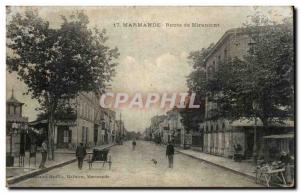 Old Postcard Marmande Route Miramont