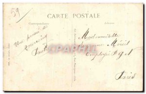 Old Postcard Tourcoing Train