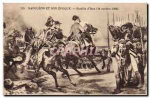 Postcard Ancient History Napoleon and his era Battle of & # 39Iena October 14...