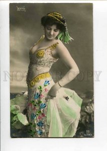 270767 HERO Famous BELLY DANCER Star Vintage Tinted PHOTO PC